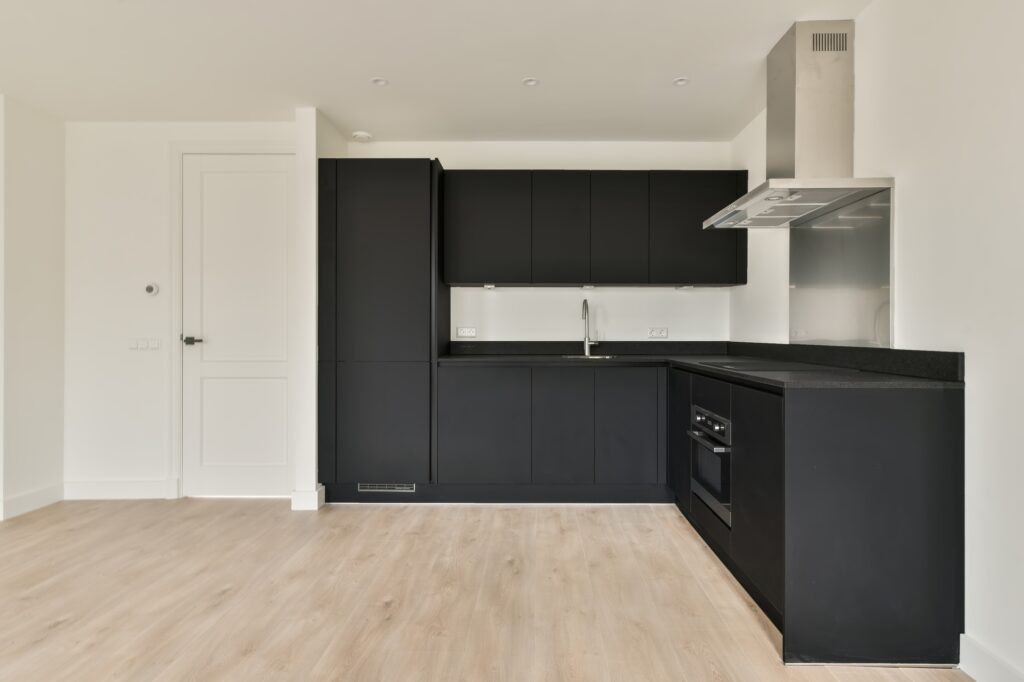 Empty home kitchen